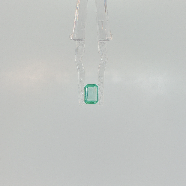 Emerald 0.63 ct Octagon Step Cut