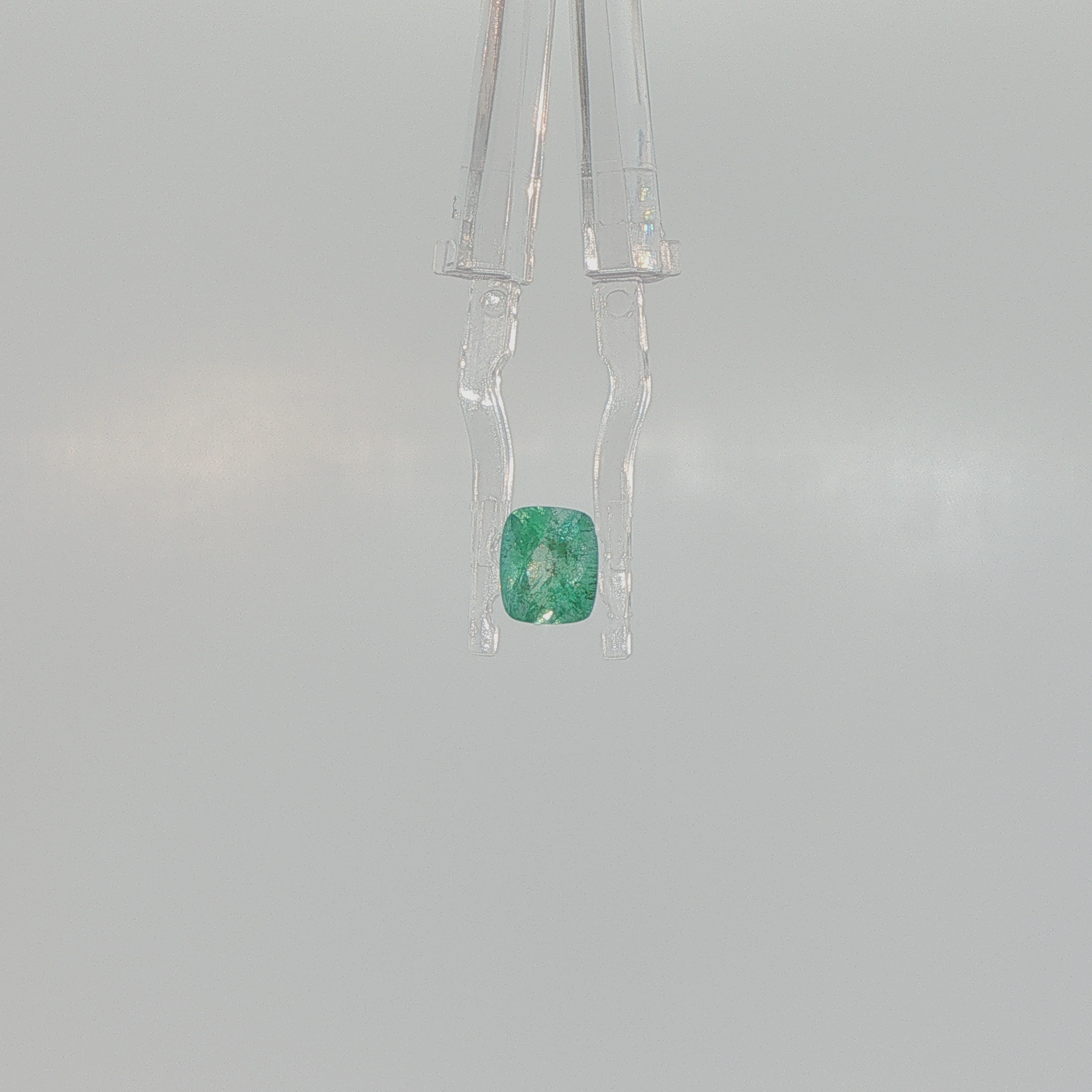 Emerald 0.87 ct Cushion Mixed Cut