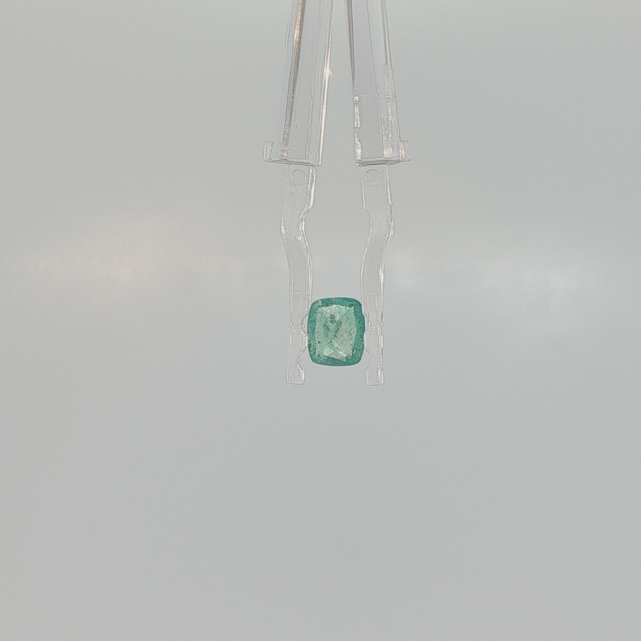 Emerald 0.87 ct Cushion Mixed Cut