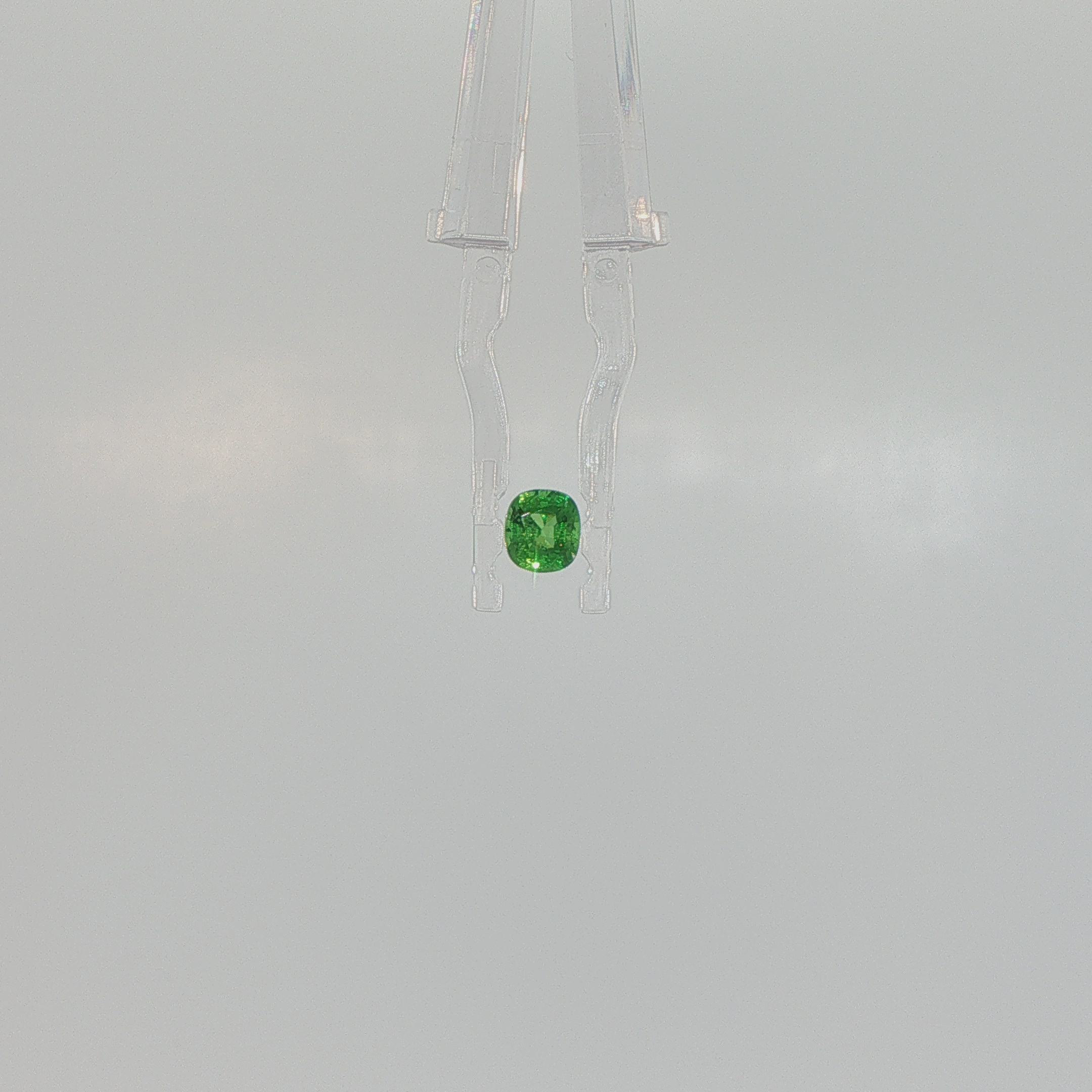 Tsavorite 0.60 ct Cushion Brilliant Cut