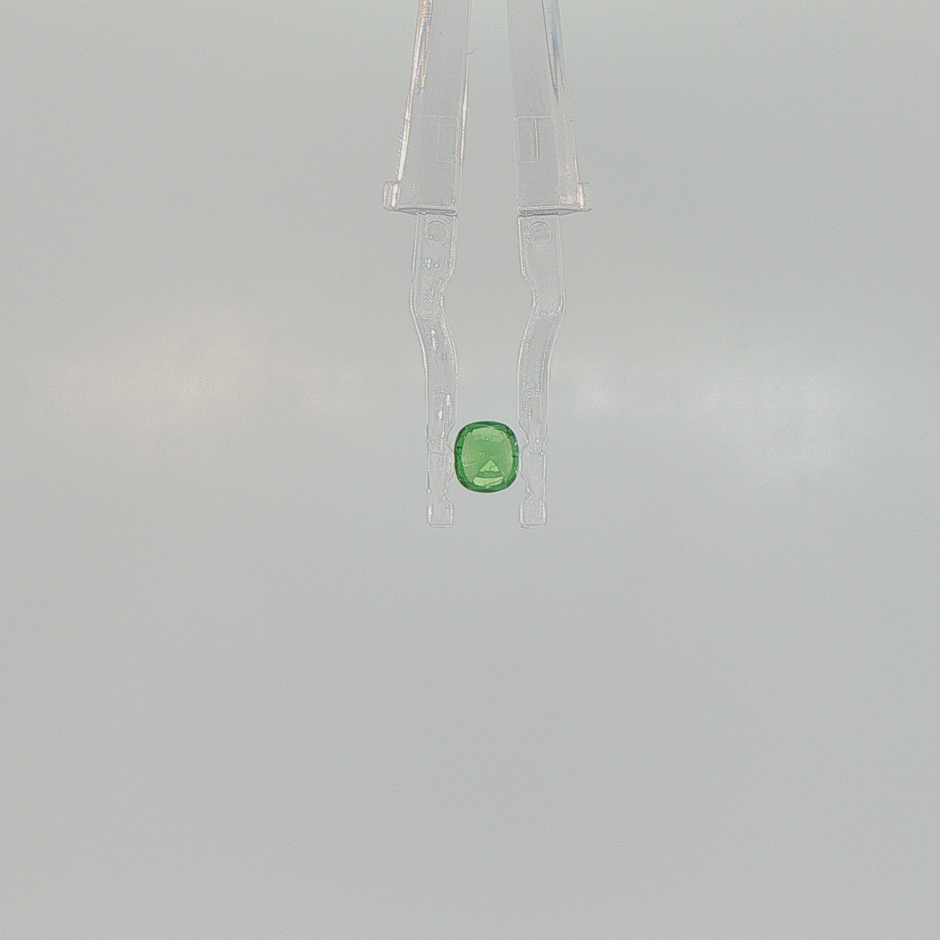 Tsavorite 0.60 ct Cushion Brilliant Cut