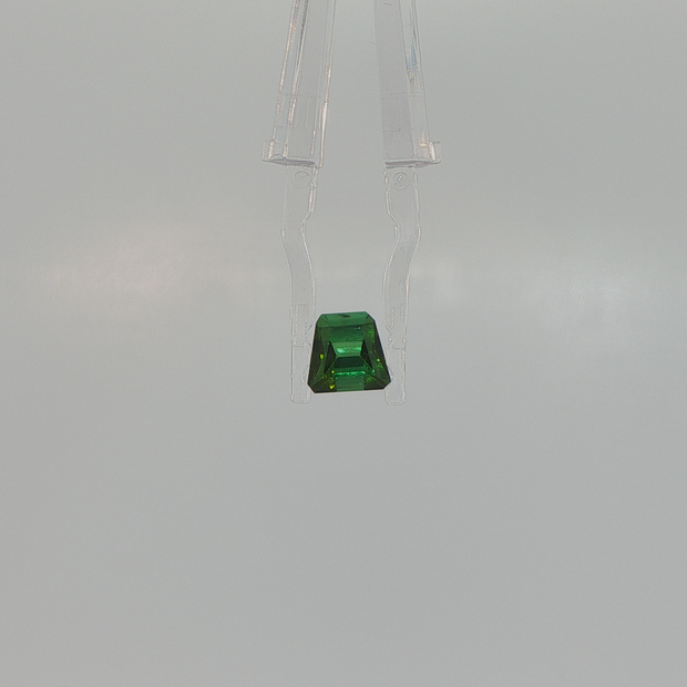 Green Tourmaline 1.76 ct Freeform Step Cut