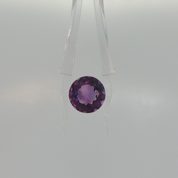 Amethyst 7.67 ct Round Brilliant Cut