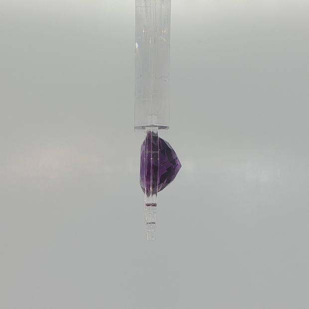 Amethyst 7.67 ct Round Brilliant Cut