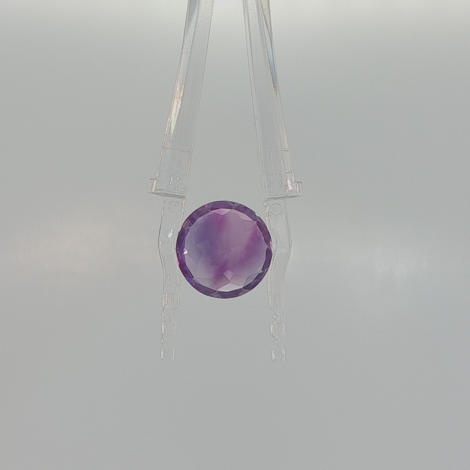 Amethyst 7.67 ct Round Brilliant Cut