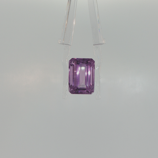 Amethyst 8.92 ct Octagon Step Cut
