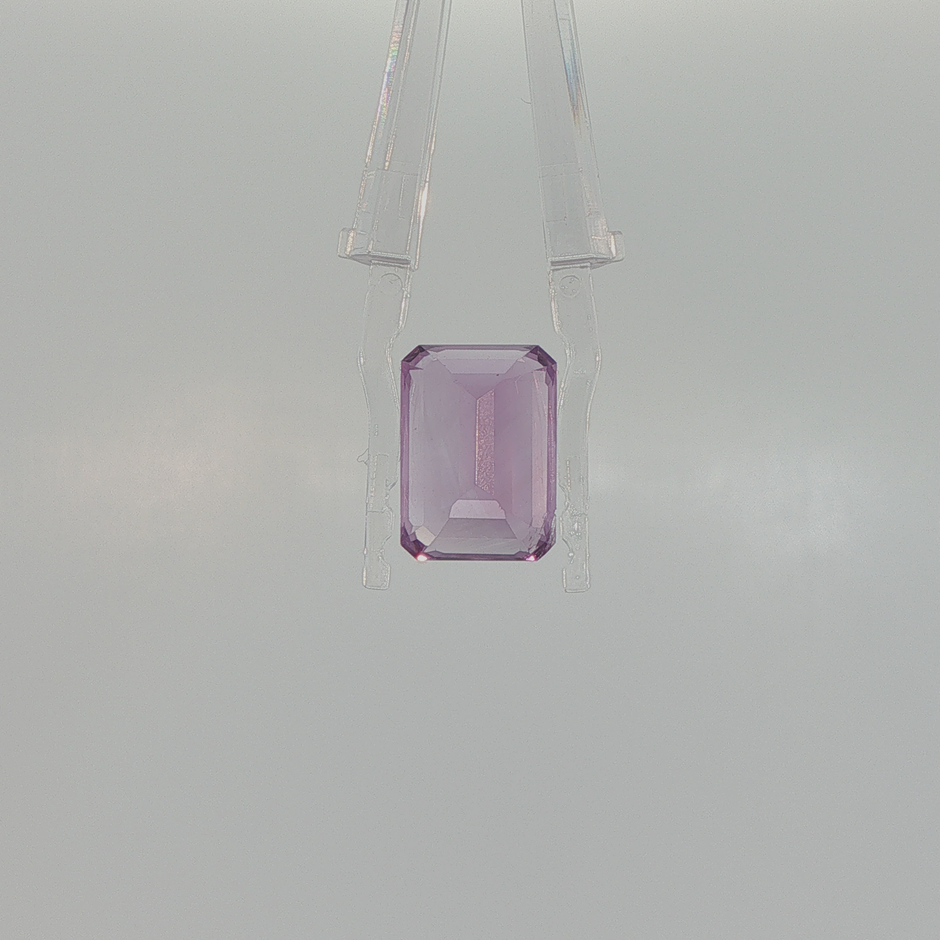 Amethyst 8.92 ct Octagon Step Cut