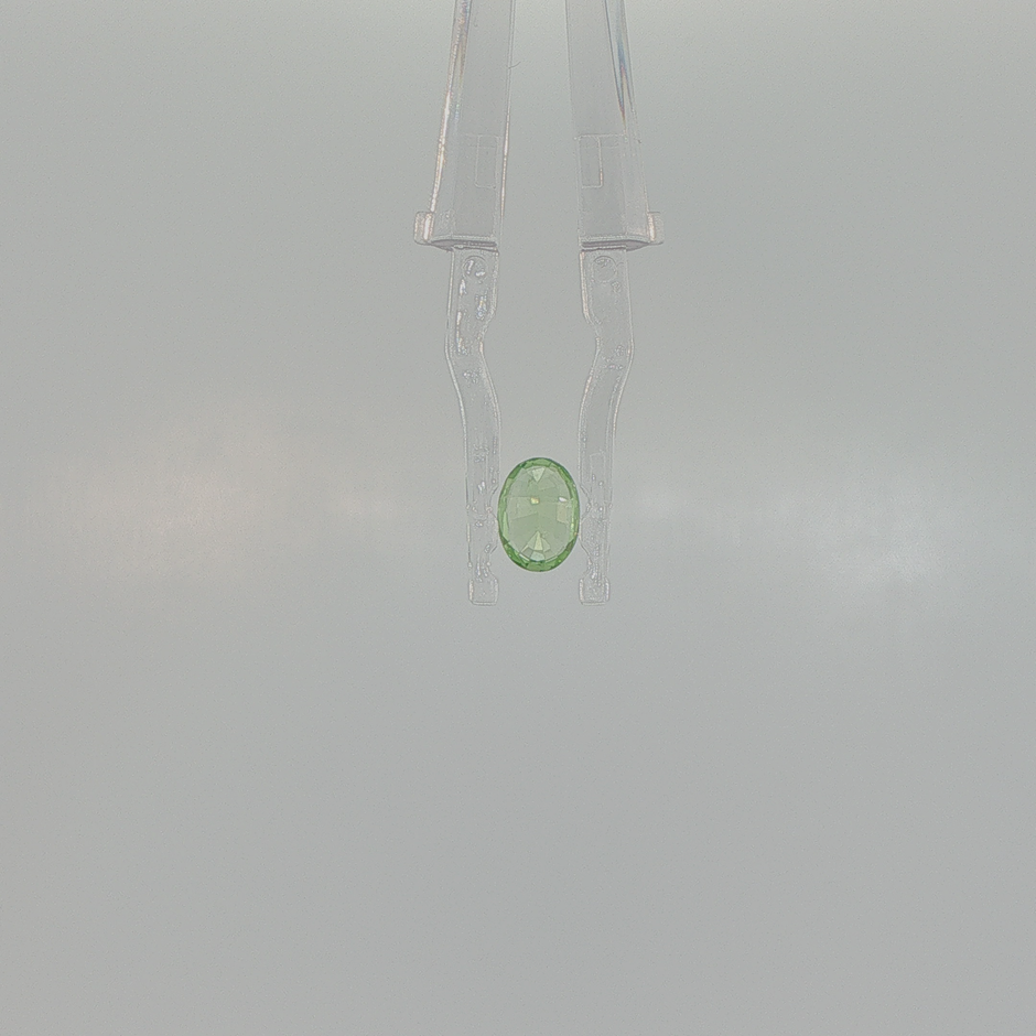 Peridot 0.87 ct Oval Brilliant Cut