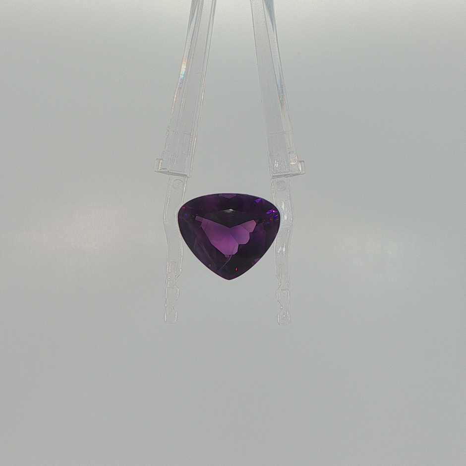 Amethyst 6.05 ct Heart Cut