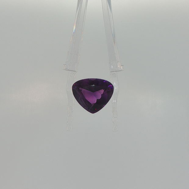 Amethyst 6.05 ct Heart Cut