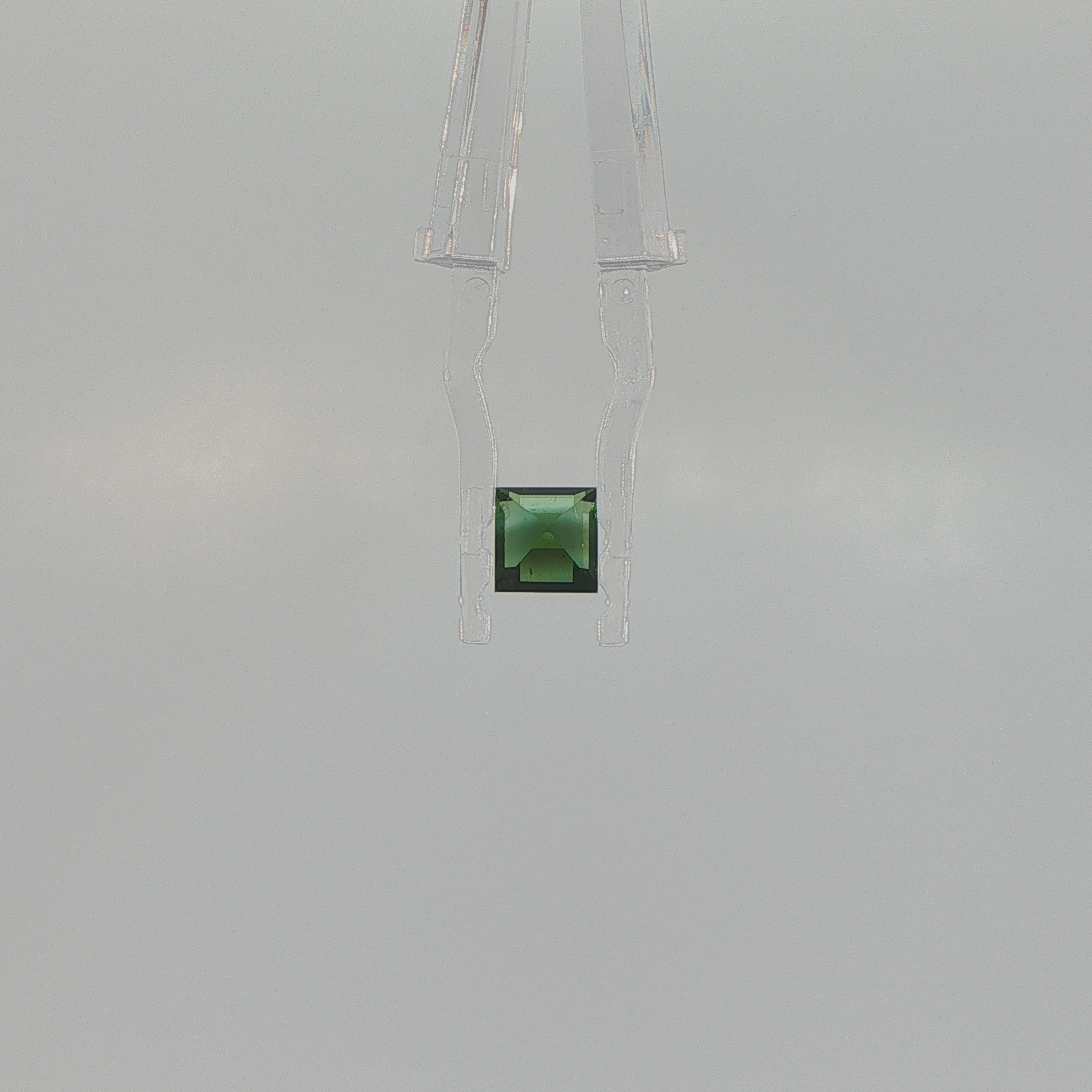 Green Tourmaline 1.14 ct Square Step Cut