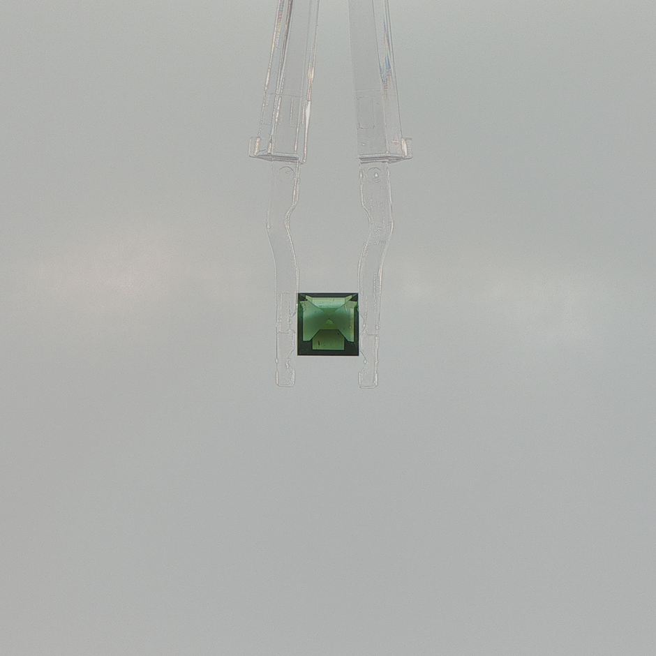 Green Tourmaline 1.14 ct Square Step Cut