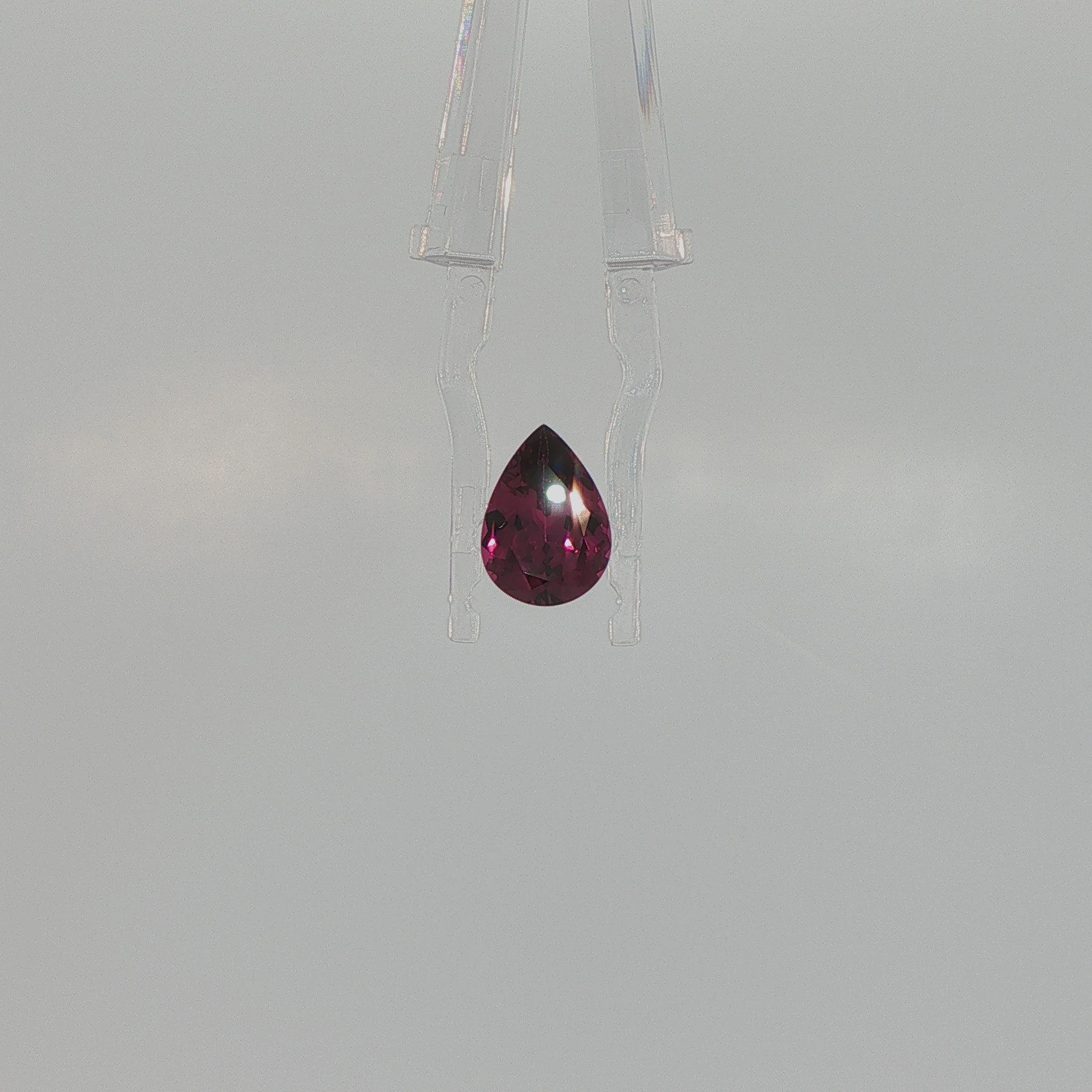 Rhodolite Garnet 2.22 ct Pear Cut