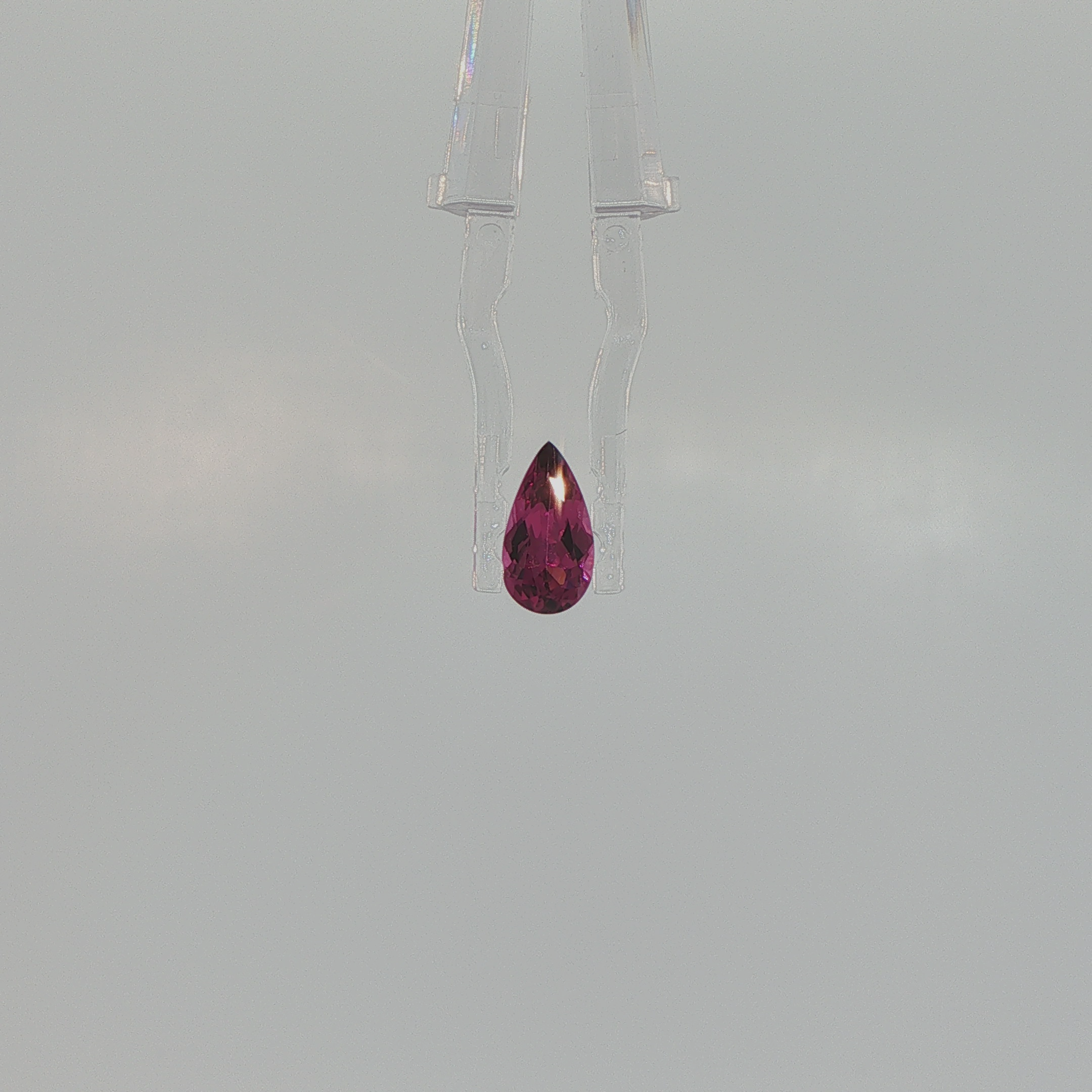 Rhodolite Garnet 1.24 ct Pear Cut