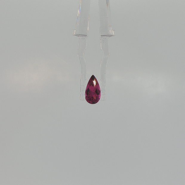 Rhodolite Garnet 1.24 ct Pear Cut
