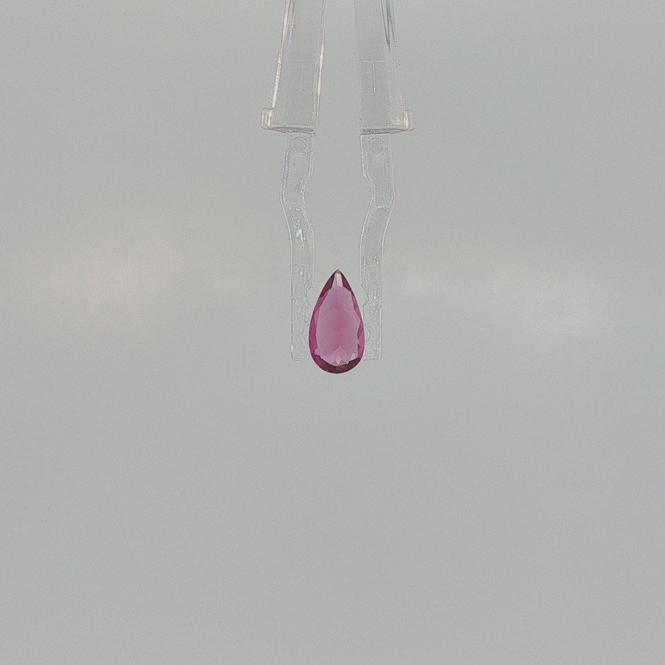 Rhodolite Garnet 1.24 ct Pear Cut