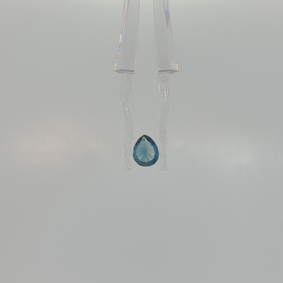 Blue Sapphire 0.97 ct Pear Cut