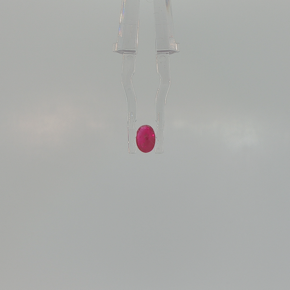 Ruby 0.61 ct Oval Cut