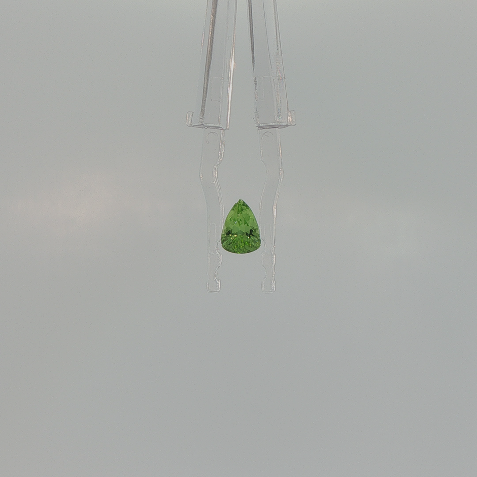 Peridot 0.64 ct Pear Cut