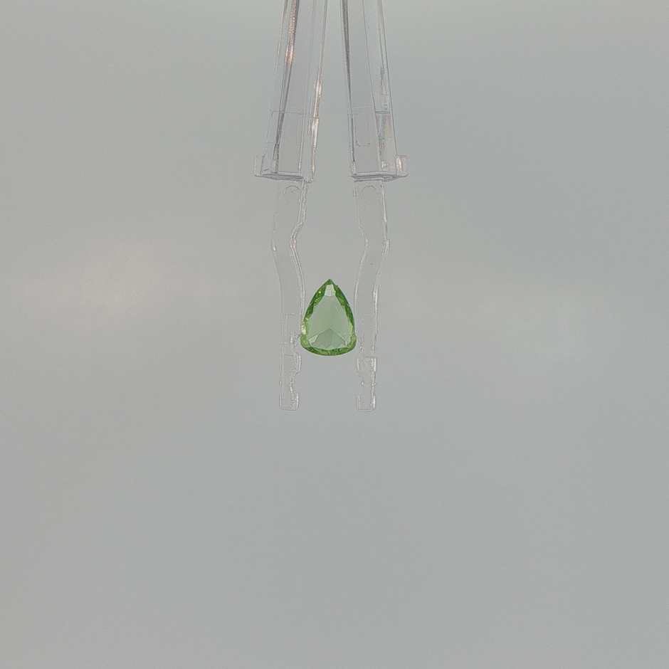 Peridot 0.64 ct Pear Cut