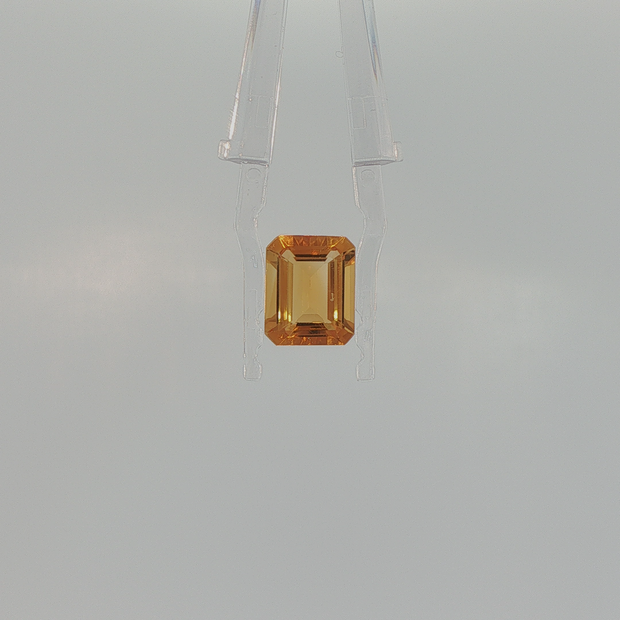 Natural Citrine 3.56 ct Octagon Step Cut