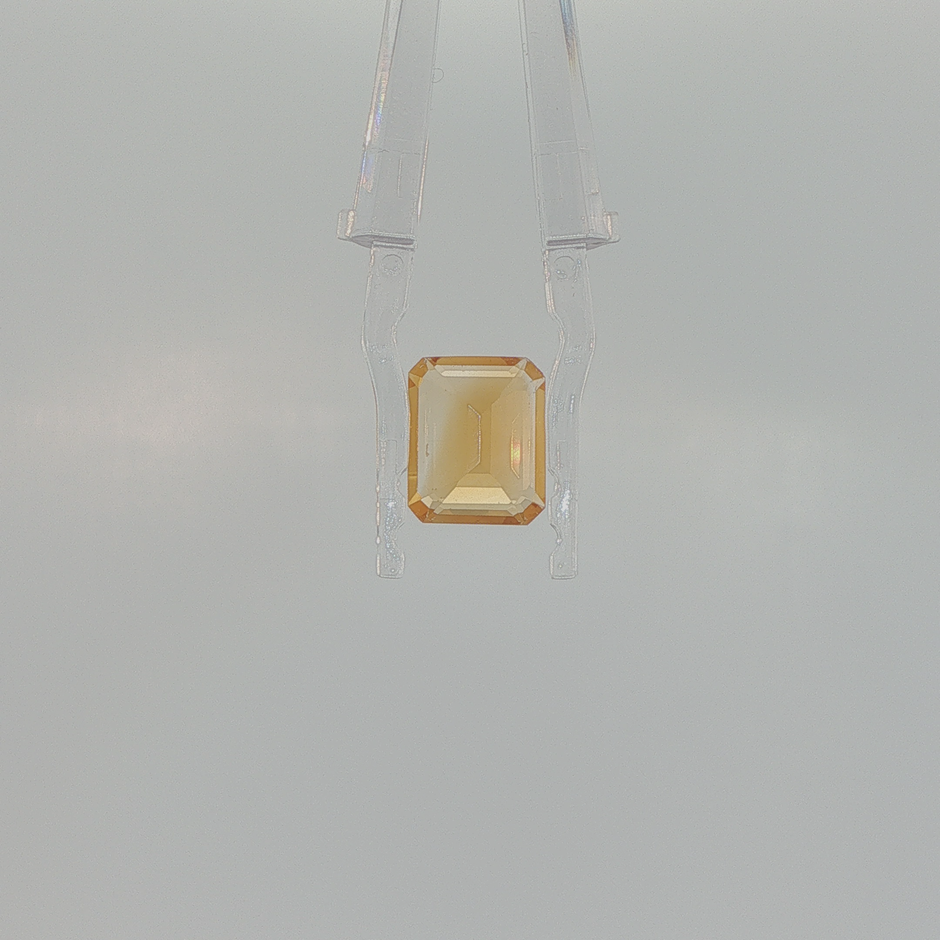 Natural Citrine 3.56 ct Octagon Step Cut
