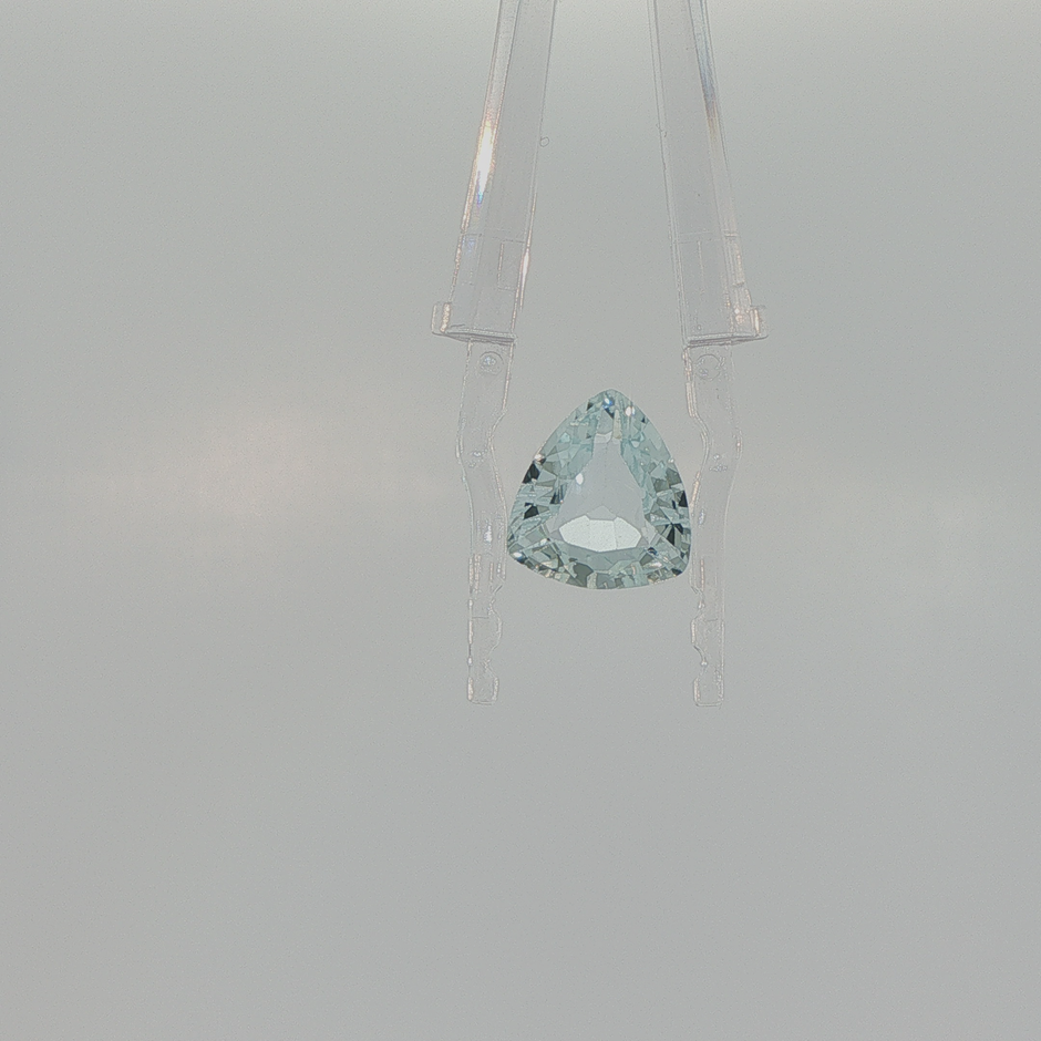 Natural Aquamarine 3.78 ct Trillion Cut