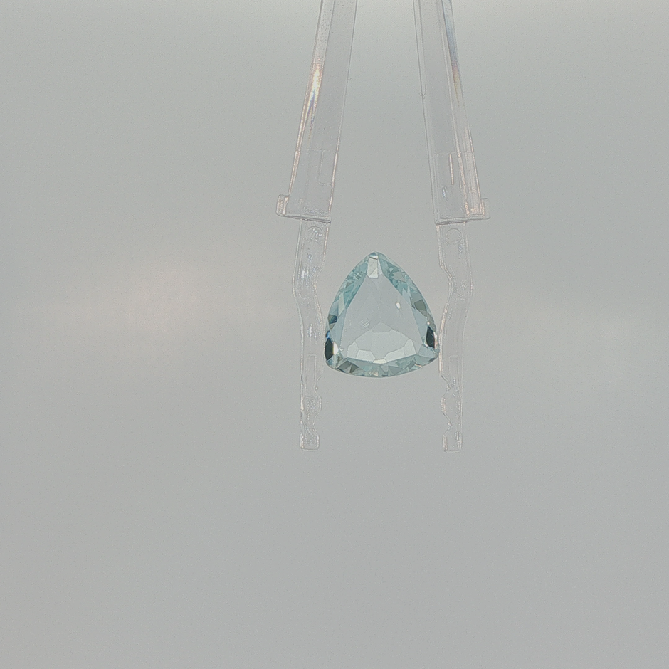 Natural Aquamarine 3.78 ct Trillion Cut