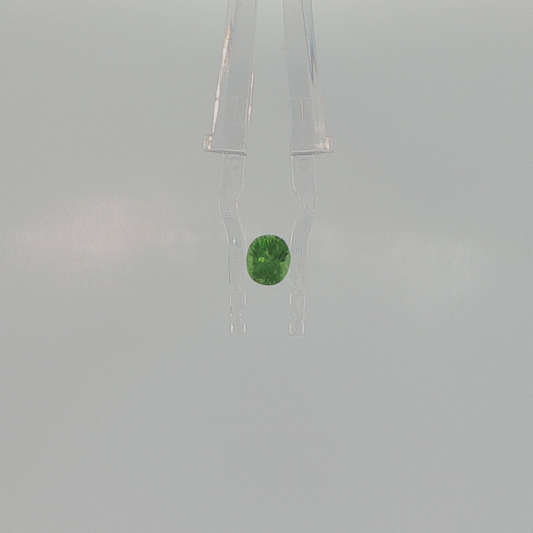 Natural Tsavorite Garnet 0.88 ct Oval Brilliant Cut