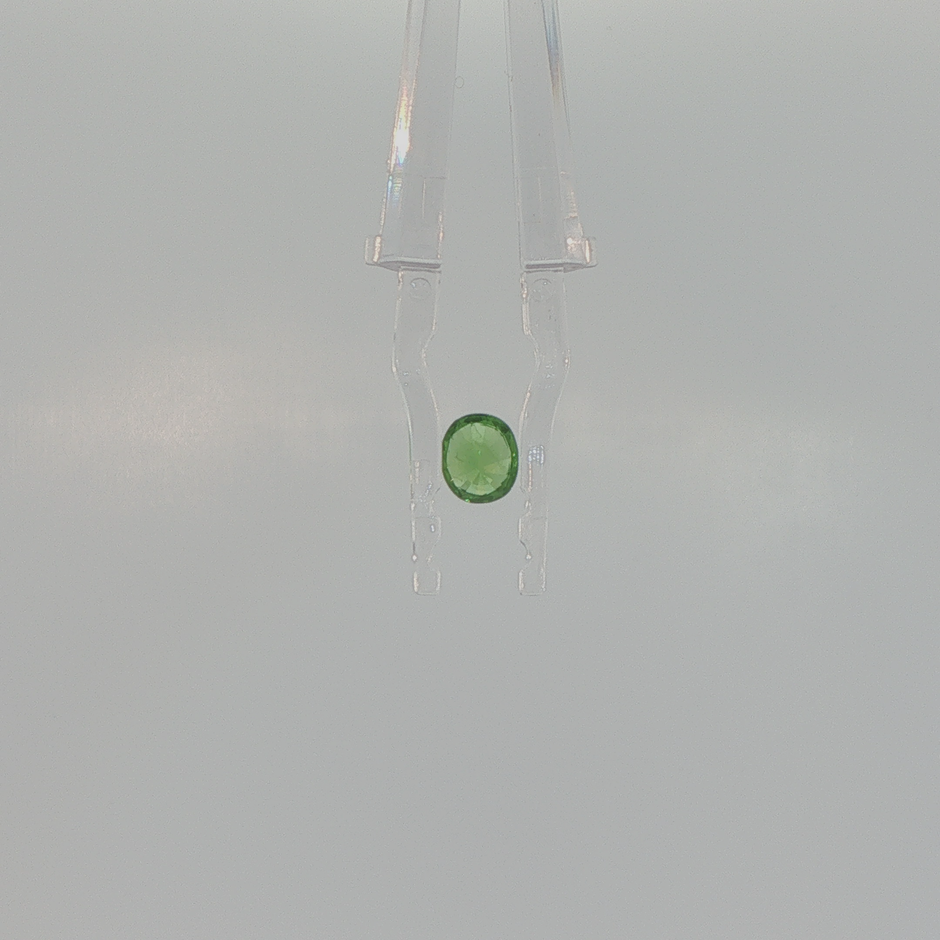 Natural Tsavorite Garnet 0.88 ct Oval Brilliant Cut
