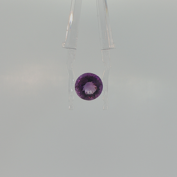 Natural Amethyst 3.07 ct Round Brilliant Cut