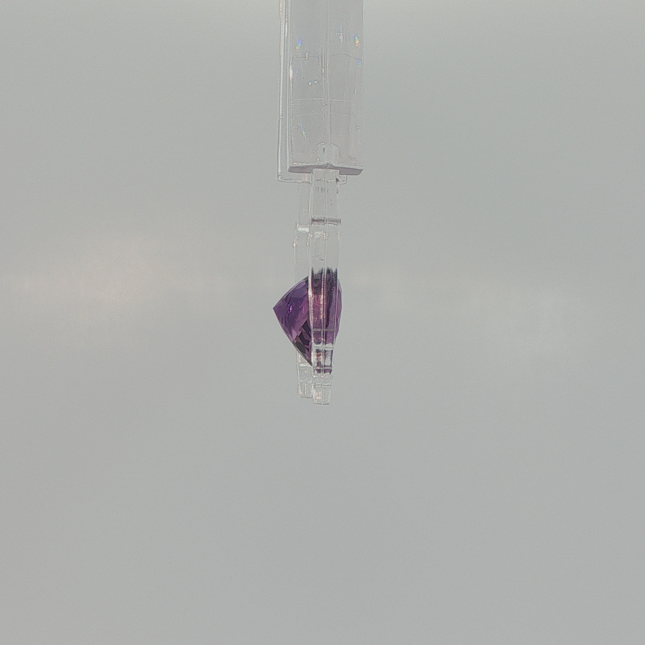 Natural Amethyst 3.07 ct Round Brilliant Cut