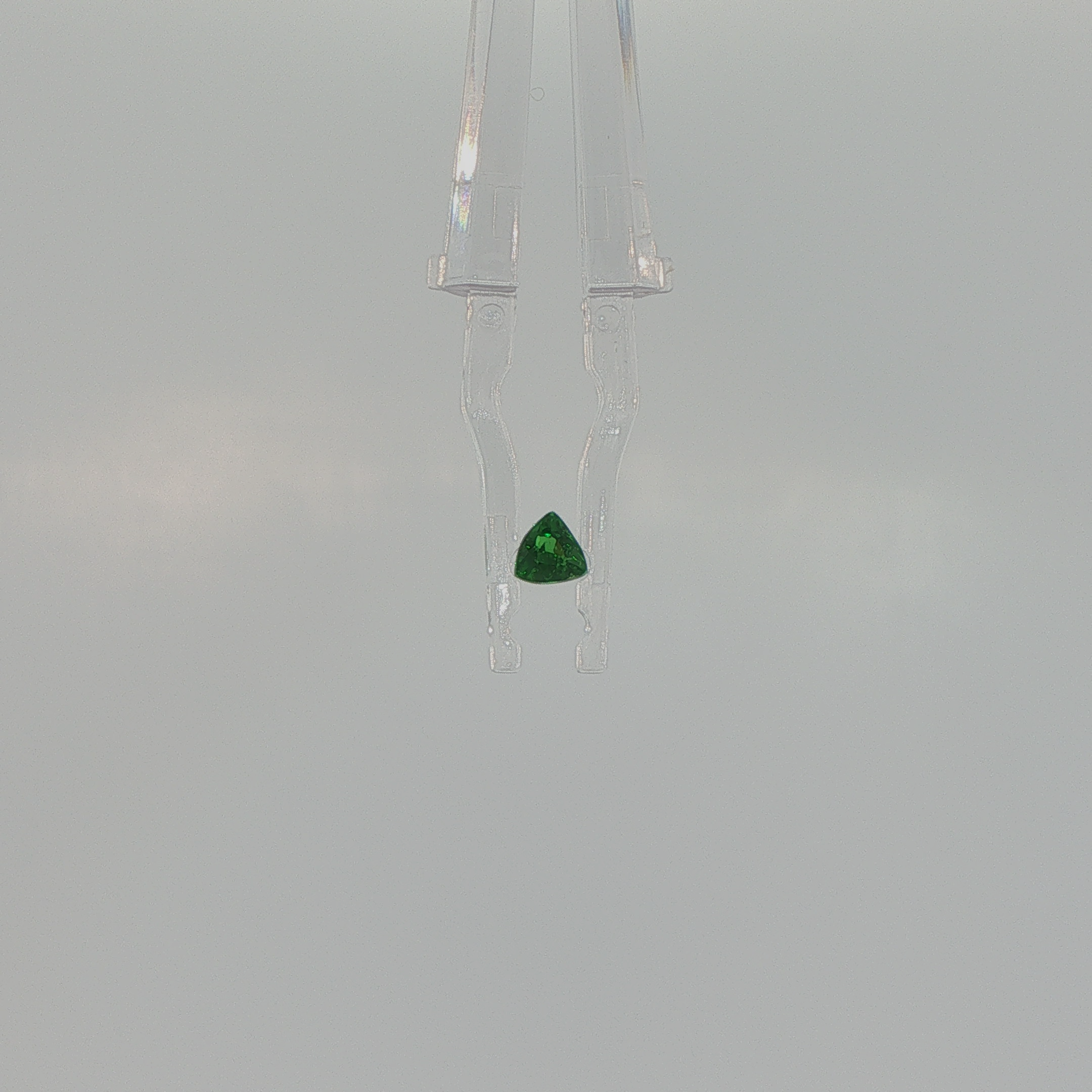 Natural Tsavorite Garnet 0.33 ct Trillion Brilliant Cut