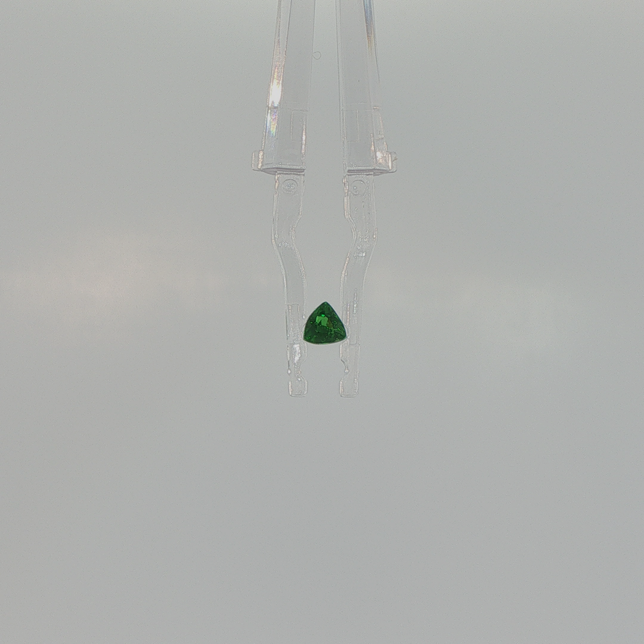 Natural Tsavorite Garnet 0.33 ct Trillion Brilliant Cut