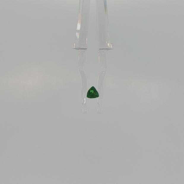 Natural Tsavorite Garnet 0.33 ct Trillion Brilliant Cut