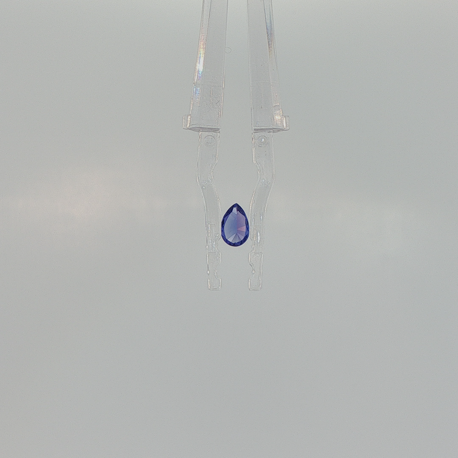 Natural Tanzanite 0.36 ct Pear Brilliant Cut