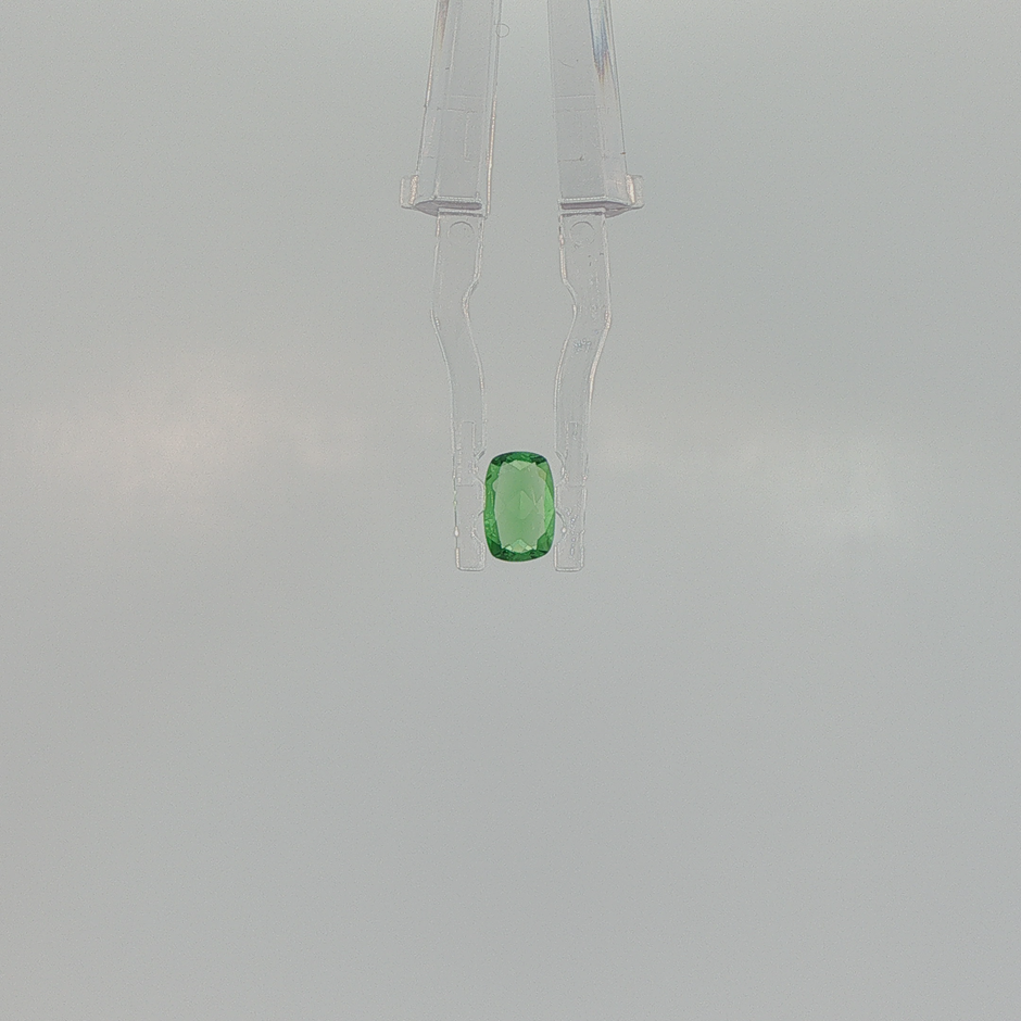 Natural Tsavorite Garnet 0.60 ct Cushion Brilliant Cut