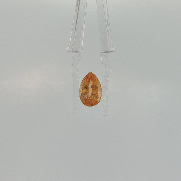 Natural Hessonite Garnet 4.60 ct Pear Mixed Cut