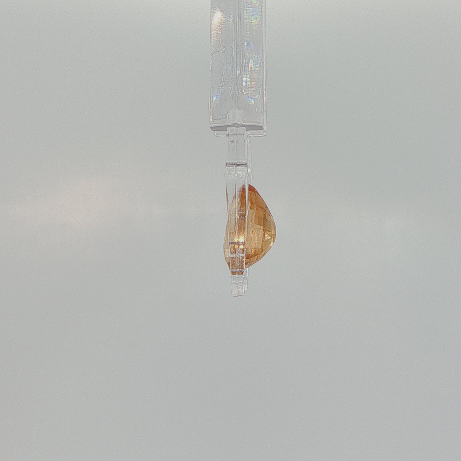 Natural Hessonite Garnet 4.60 ct Pear Mixed Cut