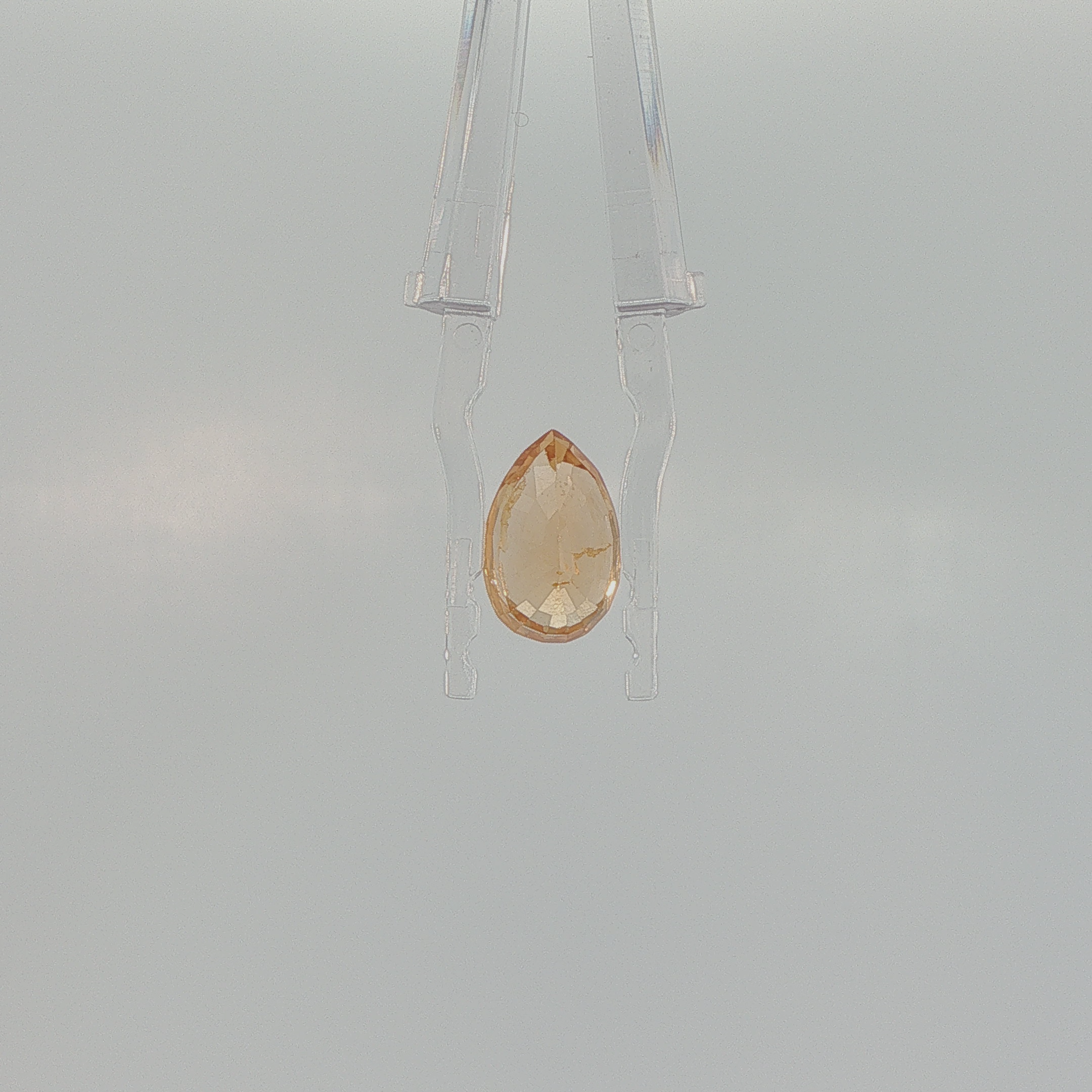 Natural Hessonite Garnet 4.60 ct Pear Mixed Cut