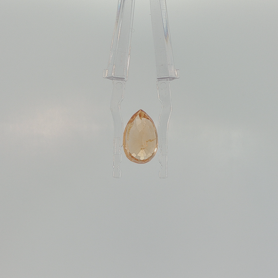 Natural Hessonite Garnet 4.60 ct Pear Mixed Cut