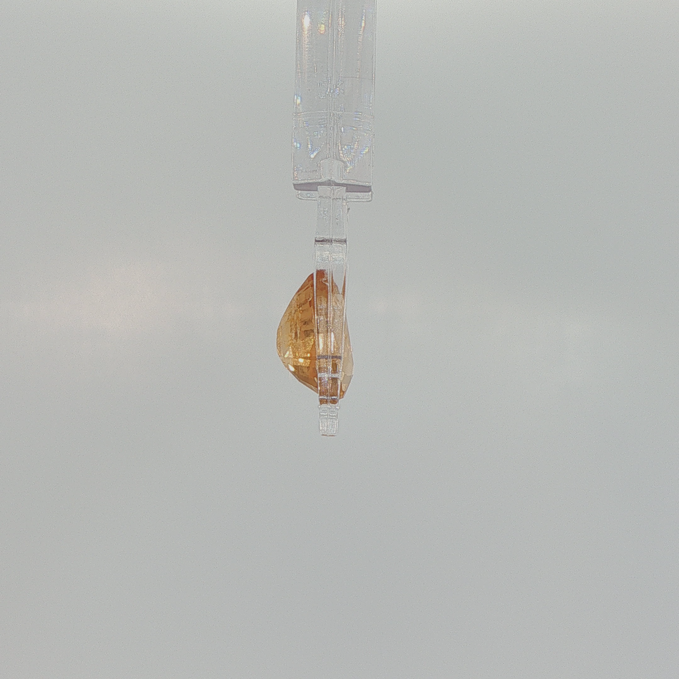 Natural Hessonite Garnet 4.60 ct Pear Mixed Cut