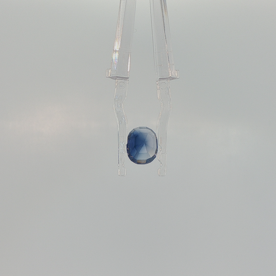 Natural Blue Sapphire 3.02 ct Oval Mixed Cut