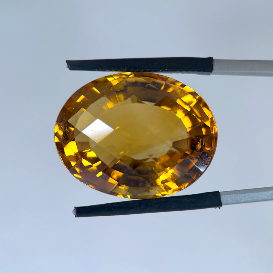 Citrine 32.48 ct Yellow Oval